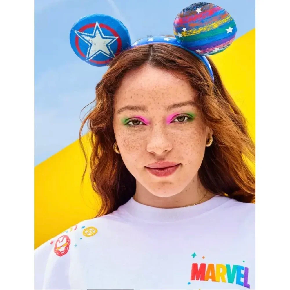 Walt Disney Parks Mouse Ears America Chavez Ear Headband for Adults – Marvel Pri - Picture 3 of 3